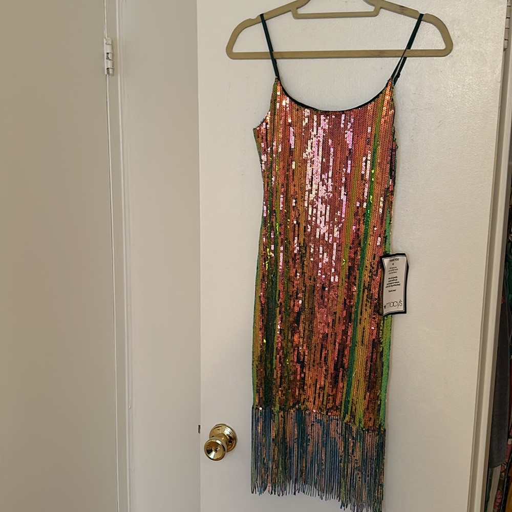 NEW sequin fringe drees